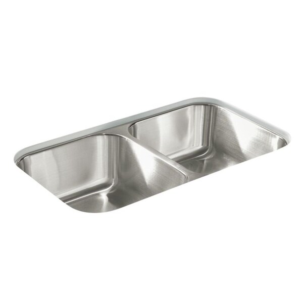 Sterling Mcallister Under-Mount Double-Equal Kitchen Sink, 32" X 18" X 8-1/16" 11406-NA - main